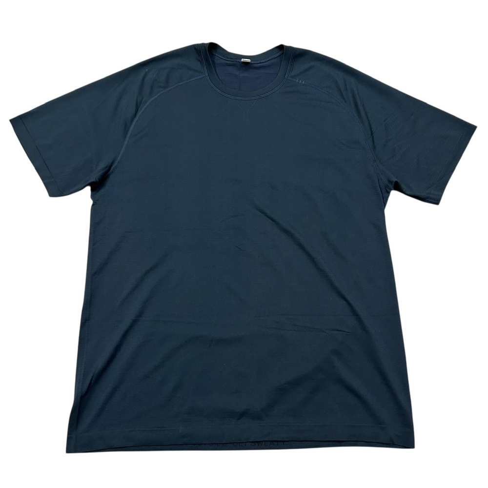 Lululemon Metal Vent Tech short sleeve workout shirt 1.0 True Navy XL